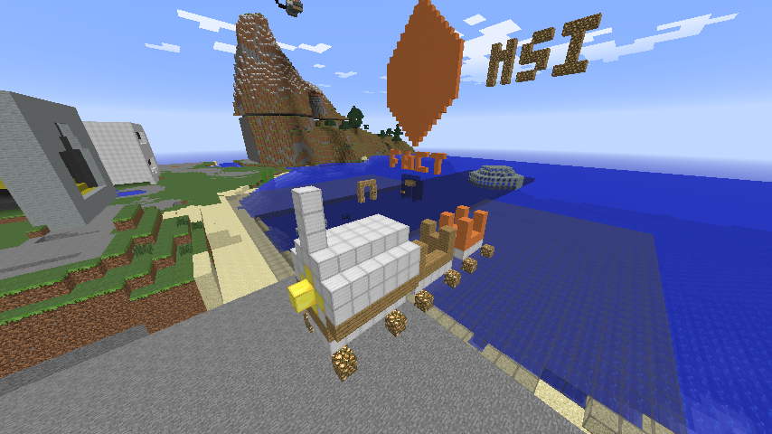 Picture of MSI in Minecraft