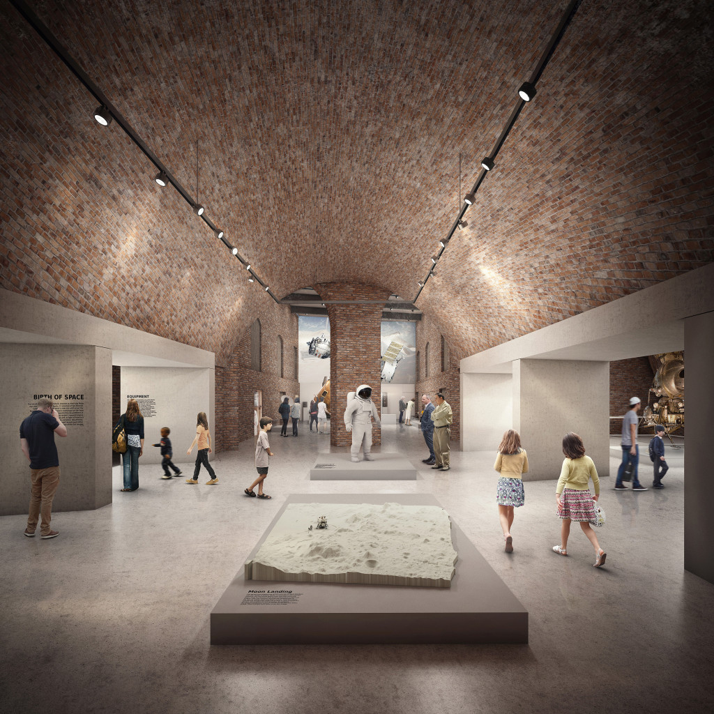 Picture of the proposed interior of MSI's Special Exhibition Gallery