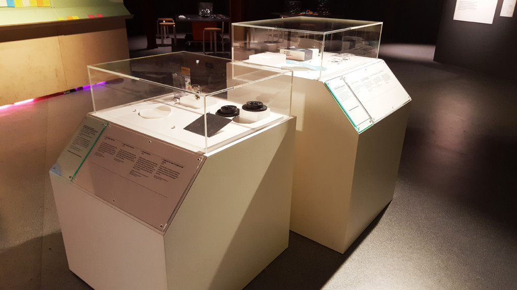 Picture of new display case in the Wonder Materials gallery at the Museum of Science and Industry, Manchester